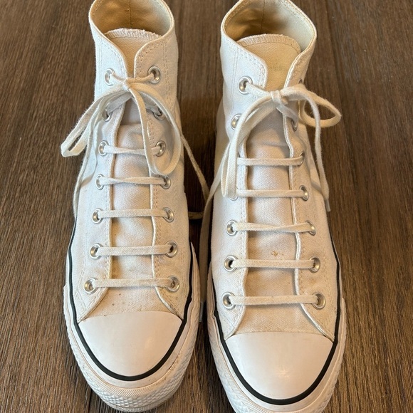 Women's Converse Chuck Taylor All Star Canvas High Platform Sneakers. Size 10. - Picture 2 of 11
